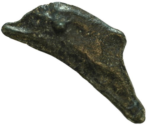 Dolphin 5th–6th century BC Olbia bronze coin (1)
