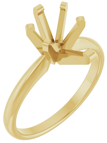 Sužadėtuvių Žiedas „Solitaire“ 14k yellow gold Pear 10.5mm x 6.5mm (1)