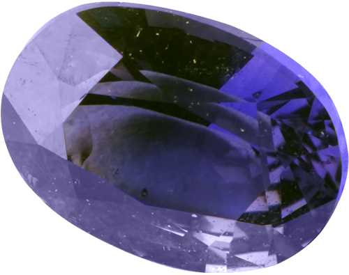 0,58 ct. Zilais safīrs (2)