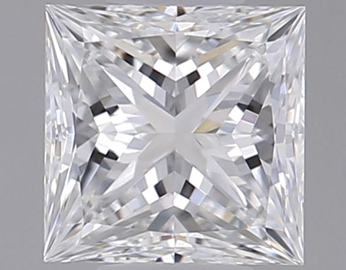 0.4 carat E-VS2 Natūralus Princess Deimantas (1)