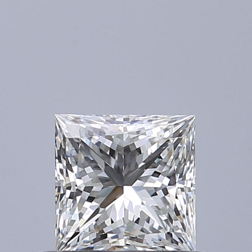 0.51 carat F-VVS1 Natūralus Princess Deimantas (1)
