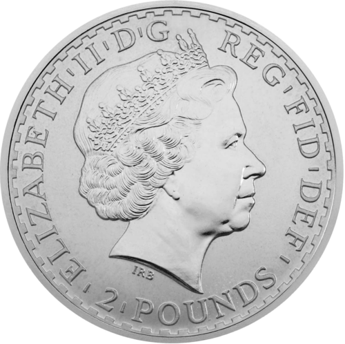 1 oz Lielbritānijas sudraba monēta - Britānija 2002 (2)