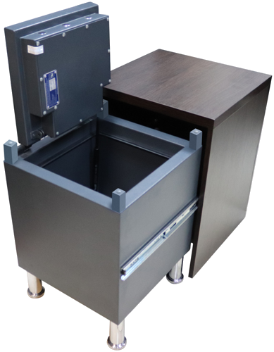 Fire-resistant concealed safe Griffon FSL.45.E (45 kg) (2)