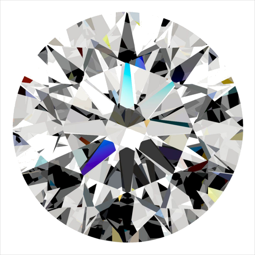 0.31 carat F-VS2 Excellent cut Natūralus Round Deimantas (1)