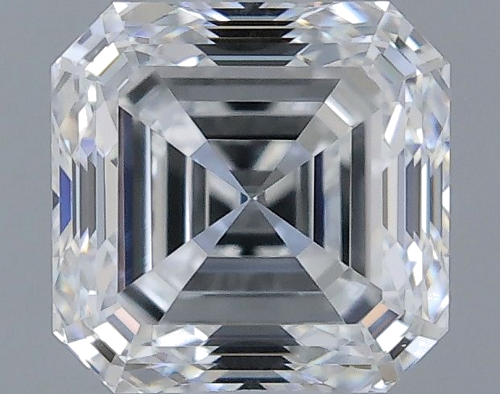 0.53 carat F-VS1 Natūralus Asscher Deimantas (1)