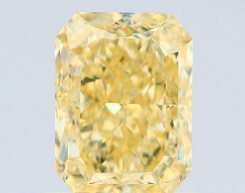 1.0 carat Fancy Yellow-VS2 Natūralus Radiant Deimantas (1)