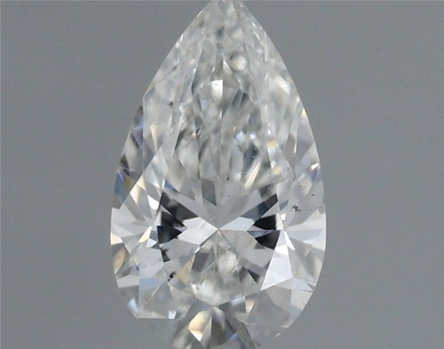 0.5 carat F-SI1 Natūralus Pear Deimantas (1)