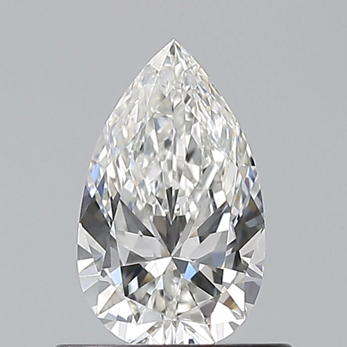 0.58 carat G-VVS1 Natūralus Pear Deimantas (1)