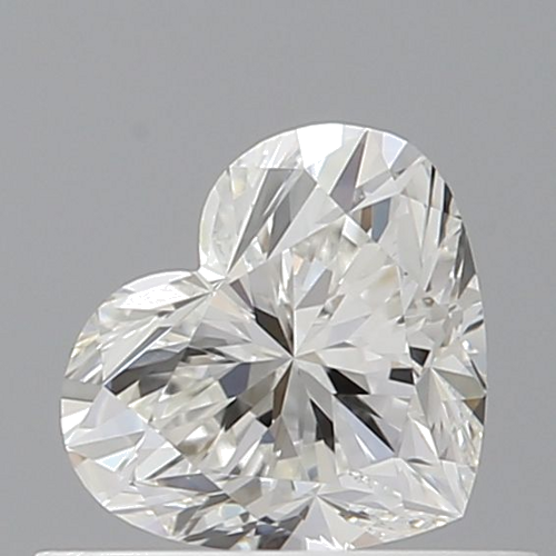 0.51 carat G-VVS1 Natūralus Heart Deimantas (1)