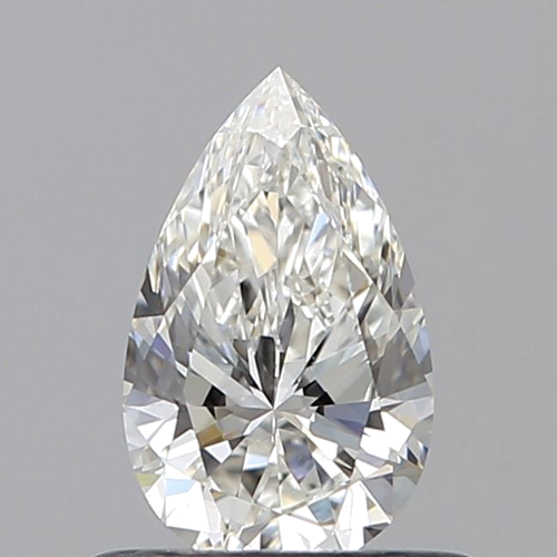 0.5 carat G-VVS2 Natūralus Pear Deimantas (1)