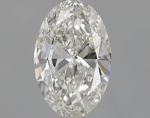 0.5 carat H-SI2 Natūralus Oval Deimantas (1)