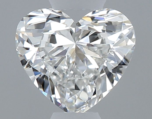 0.31 carat F-VVS1 Natūralus Heart Deimantas (1)