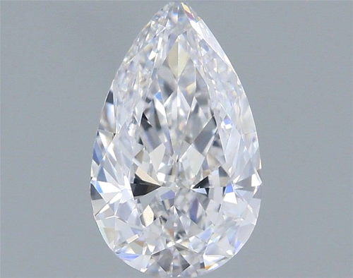 0.7 carat D-VS2 Natūralus Pear Deimantas (1)