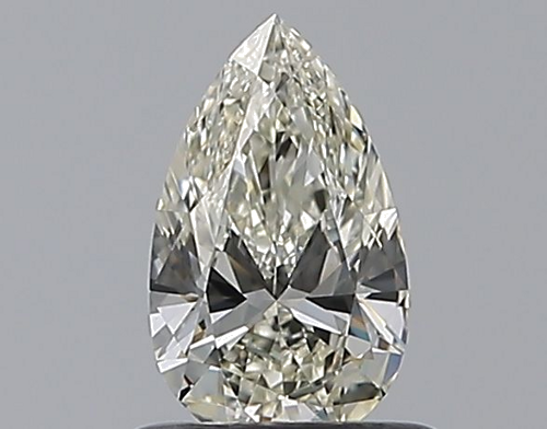 0.53 carat K-VVS1 Natūralus Pear Deimantas (1)