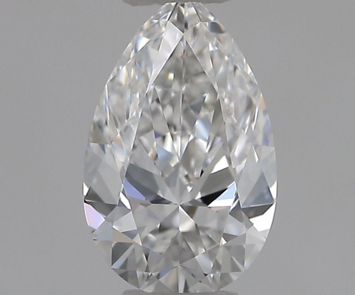 0.51 carat E-VVS1 Natūralus Pear Deimantas (1)