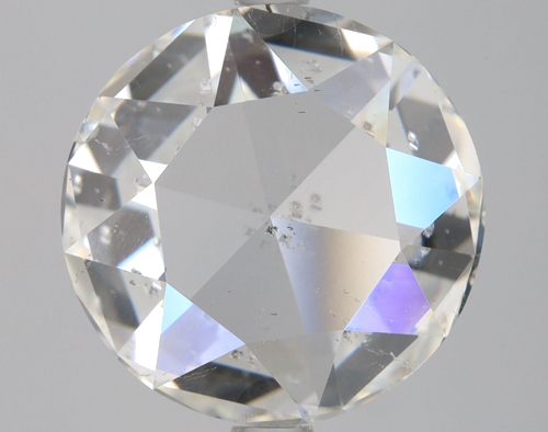 5.01 carat G-SI2 GD cut Natūralus Round Deimantas (1)
