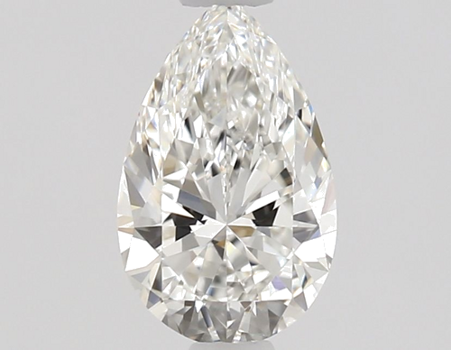 0.6 carat F-IF Natūralus Pear Deimantas (1)