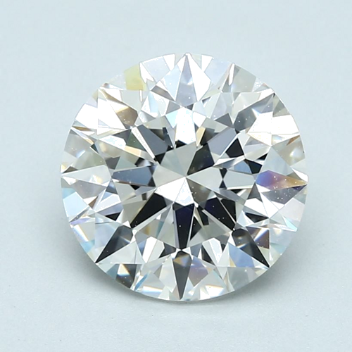 3.71 carat G-VVS2 Excellent cut Natūralus Round Deimantas (1)