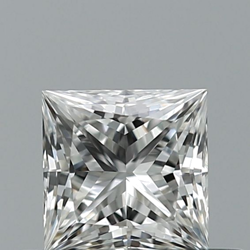 0.45 carat F-VVS2 Natūralus Princess Deimantas (1)
