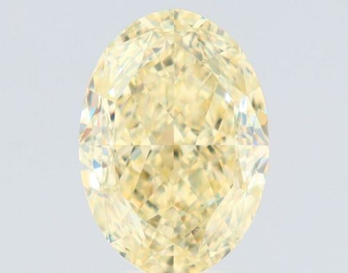 3.02 carat Fancy Light Yellow-VS2 Natūralus Oval Deimantas (1)