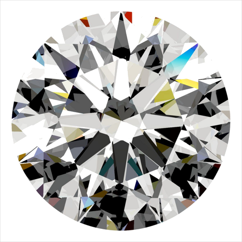 0.41 carat D-VS2 Excellent cut Natūralus Round Deimantas (1)