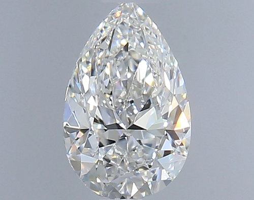 0.42 carat E-VVS2 Natūralus Pear Deimantas (1)