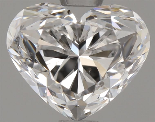 0.9 carat D-SI2 Natūralus Heart Deimantas (1)