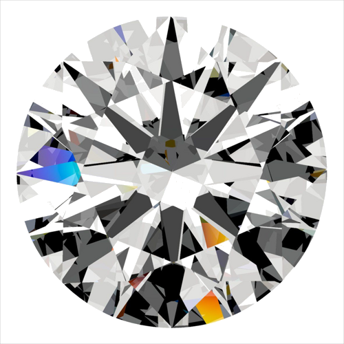 0.33 carat G-VVS2 Excellent cut Natūralus Round Deimantas (1)