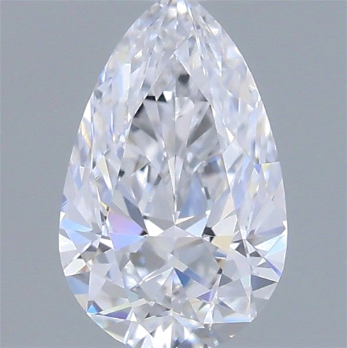 0.4 carat D-VVS2 Natūralus Pear Deimantas (1)