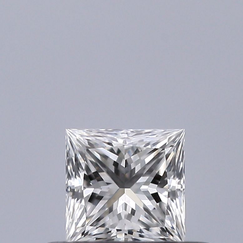 0.3 carat F-VVS2 Natūralus Princess Deimantas (1)