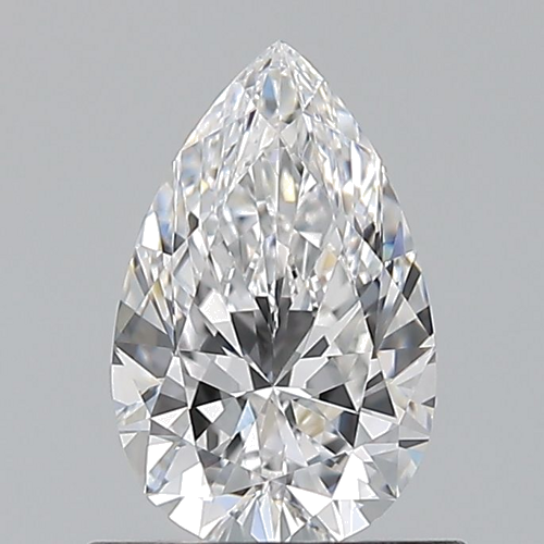0.71 carat D-VVS2 Natūralus Pear Deimantas (1)