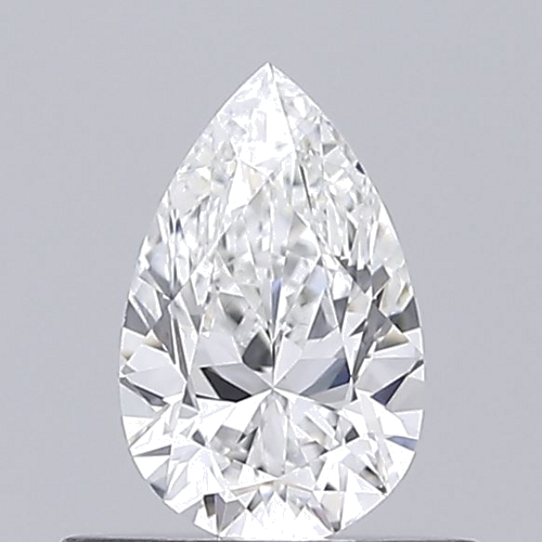 0.4 carat F-VS1 Natūralus Pear Deimantas (1)