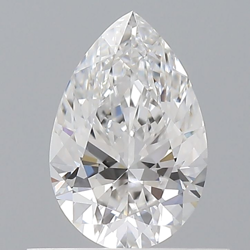 0.57 carat E-VVS2 Natūralus Pear Deimantas (1)