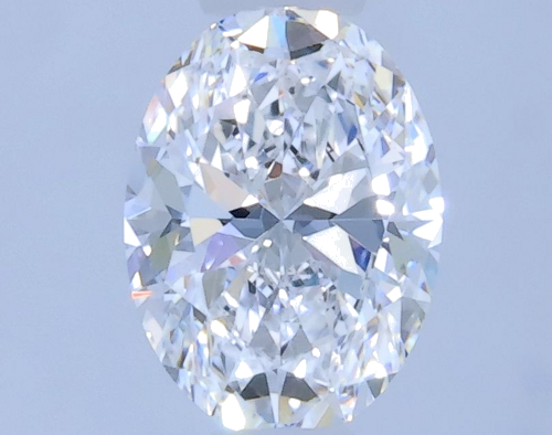0.41 carat D-VVS1 Natūralus Oval Deimantas (1)