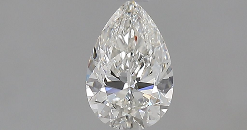 0.57 carat G-IF Natūralus Pear Deimantas (1)