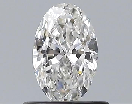 0.5 carat G-VS2 Natūralus Oval Deimantas (1)