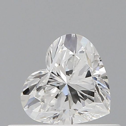 0.32 carat E-VVS1 Natūralus Heart Deimantas (1)
