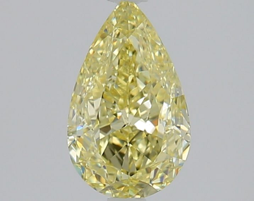1.01 carat Fancy Yellow-VS1 Natūralus Pear Deimantas (1)