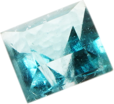 0,05 ct. карата аквамарин с форма на изумруд (4)