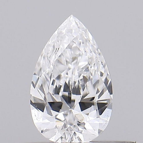 0.26 carat D-SI1 Natūralus Pear Deimantas (1)