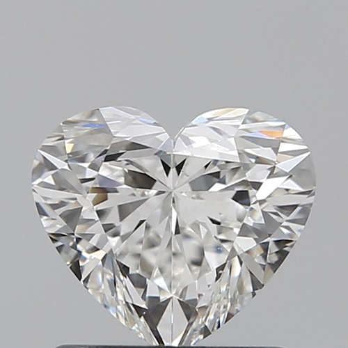 0.9 carat G-VS2 Natūralus Heart Deimantas (1)