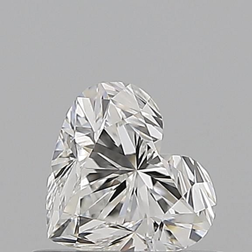0.62 carat F-VVS2 Natūralus Heart Deimantas (1)
