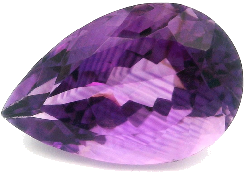 7.46 carat PURPLE Pear Amethyst (1)