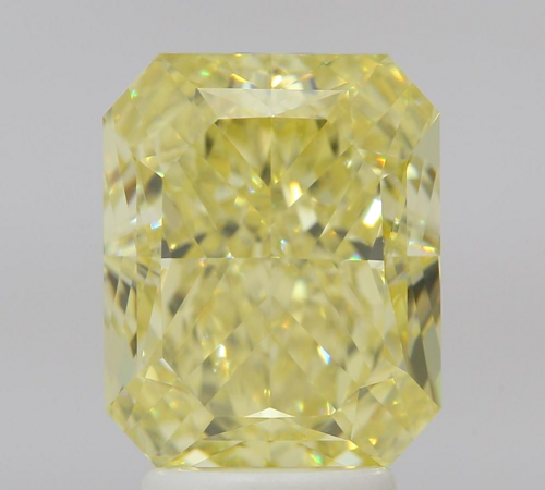 4.08 carat Fancy Intense Yellow-VS1 Natūralus Radiant Deimantas (1)