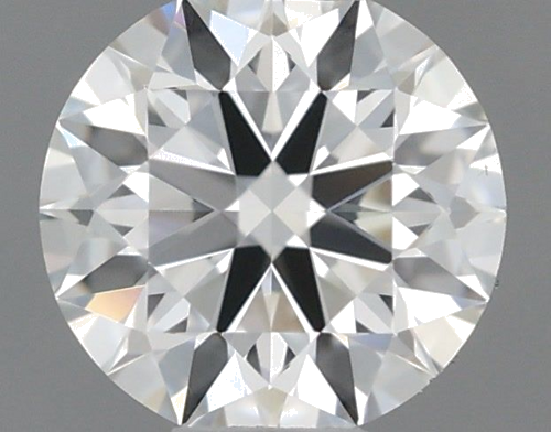 0.34 carat G-VVS2 Excellent cut Natūralus Round Deimantas (1)
