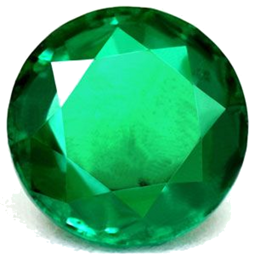 0.48 carat GREEN Round Smaragdas (1)