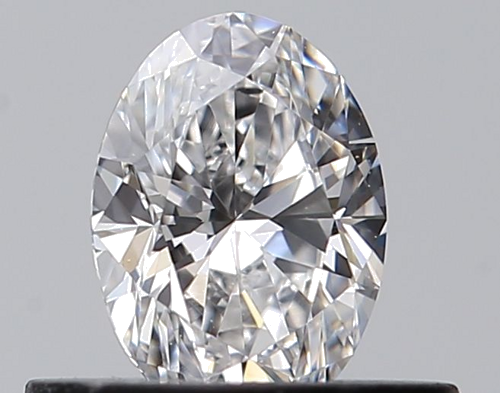 0.41 carat D-VVS1 Natūralus Oval Deimantas (1)