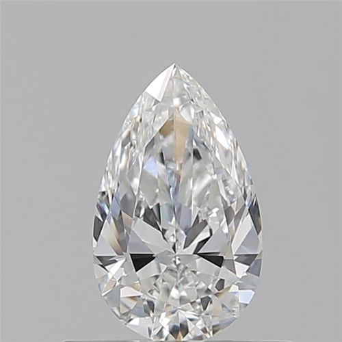 0.5 carat F-IF Natūralus Pear Deimantas (1)