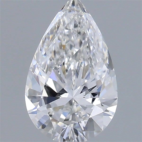 0.5 carat E-VS1 Natūralus Pear Deimantas (1)
