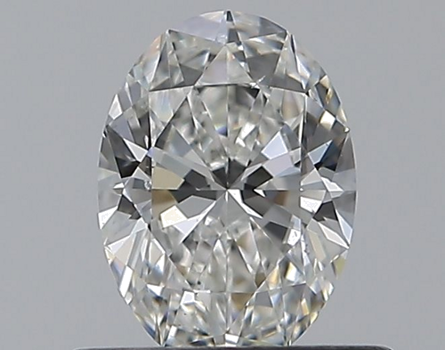 0.5 carat G-SI1 Natūralus Oval Deimantas (1)